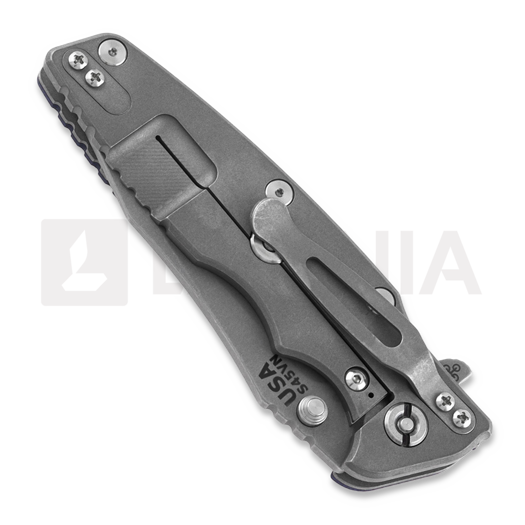 Coltello pieghevole Hinderer Eklipse 3.5" Spearpoint Tri-Way Working Finish Blue/Black G10