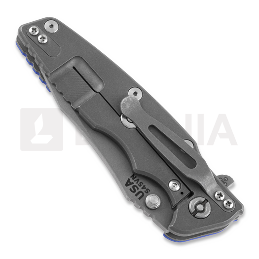 Hinderer Eklipse 3.5 Spearpoint sulankstomas peilis, S45VN Working Finish, mėlyna