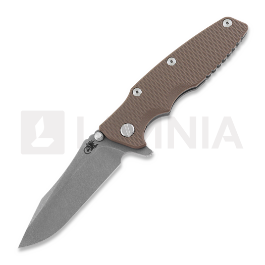 Couteau pliant Hinderer Eklipse 3.5 Spearpoint, Working Finish, fde