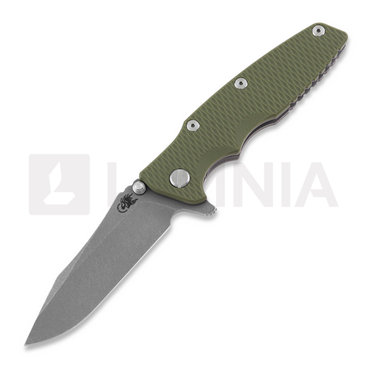 Hinderer Eklipse 3.5 Spearpoint &ouml;sszecsukhat&oacute; k&eacute;s, S45VN Working Finish, z&ouml;ld