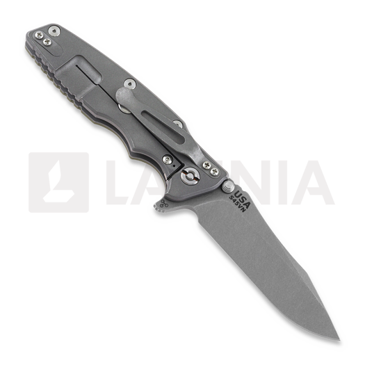 Hinderer Eklipse 3.5 Spearpoint sulankstomas peilis, S45VN Working Finish, žalia