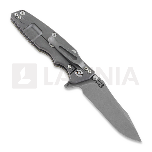 Coltello pieghevole Hinderer Eklipse 3.5 Spearpoint, S45VN Working Finish, verde