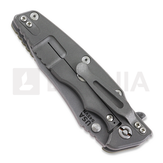 Hinderer Eklipse 3.5 Spearpoint sulankstomas peilis, S45VN Working Finish, žalia