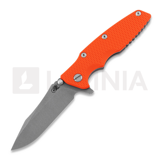 Hinderer Eklipse 3.5" Spearpoint Tri-Way Working Finish Orange G10 foldekniv