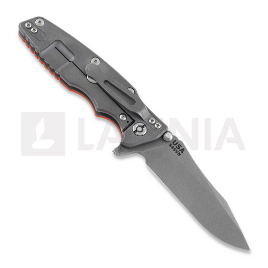Hinderer Eklipse 3.5" Spearpoint Tri-Way Working Finish Orange G10 sulankstomas peilis