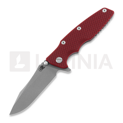 Hinderer Eklipse 3.5" Spearpoint Tri-Way Working Finish Red G10 접이식 나이프
