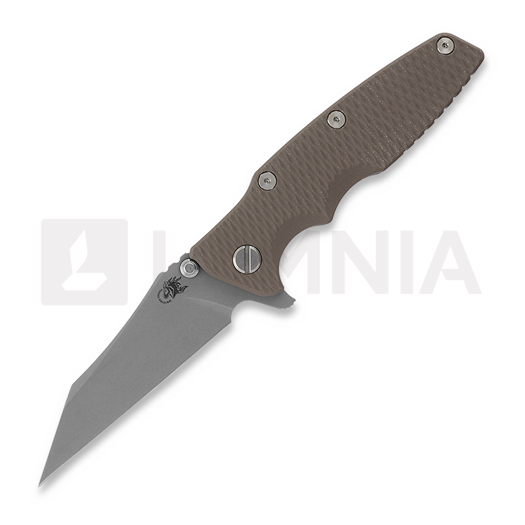 Coltello pieghevole Hinderer Eklipse 3.5" Wharncliffe Tri-Way Battle Blue FDE G10