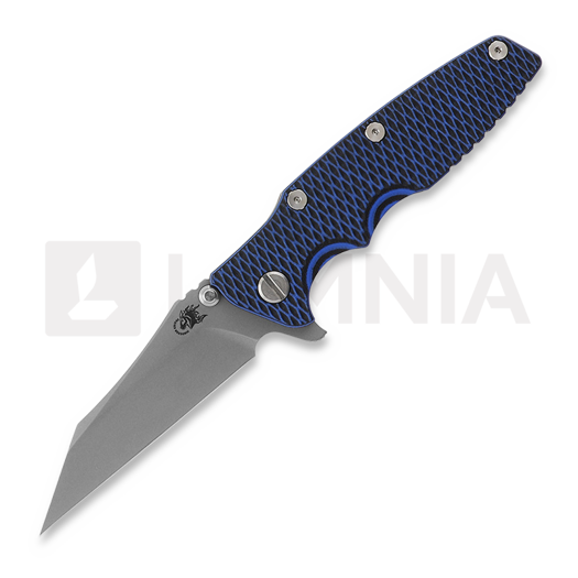 Hinderer Eklipse 3.5" Wharncliffe Tri-Way Battle Bronze Blue/Black G10 folding knife
