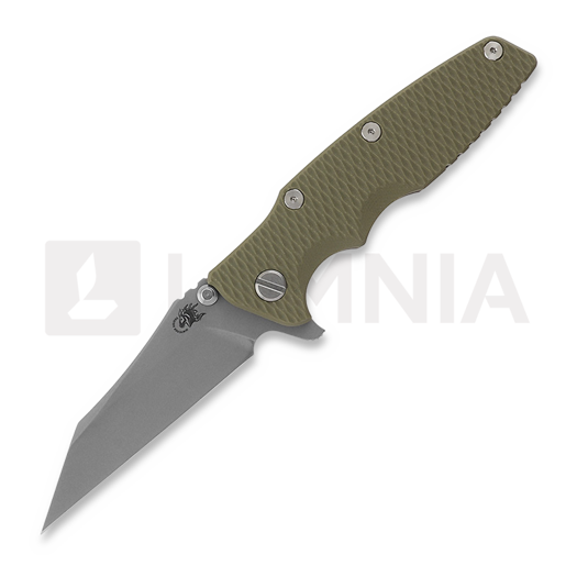 Saliekams nazis Hinderer Eklipse 3.5" Wharncliffe Tri-Way Battle Bronze OD Green G10