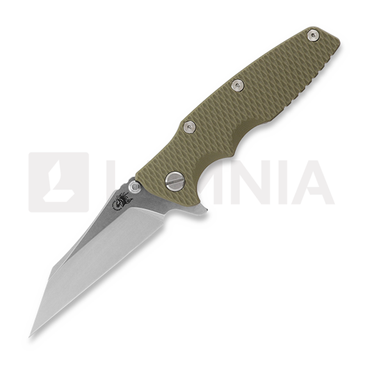 Hinderer Eklipse 3.5" Wharncliffe Tri-Way Stonewash OD Green G10 folding knife