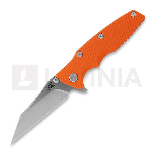 Hinderer Eklipse 3.5" Wharncliffe Tri-Way Stonewash Orange G10 foldekniv