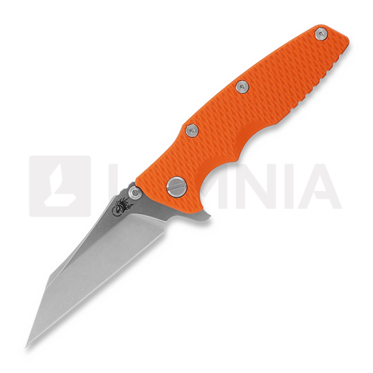 Hinderer Eklipse 3.5" Wharncliffe Tri-Way Stonewash Orange G10 foldekniv