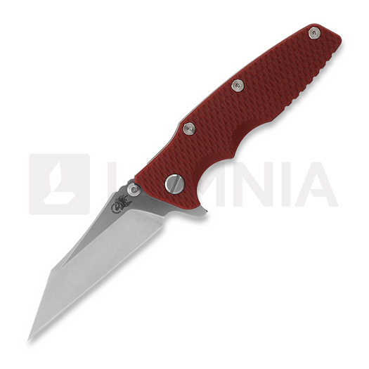 Saliekams nazis Hinderer Eklipse 3.5" Wharncliffe Tri-Way Stonewash Red G10