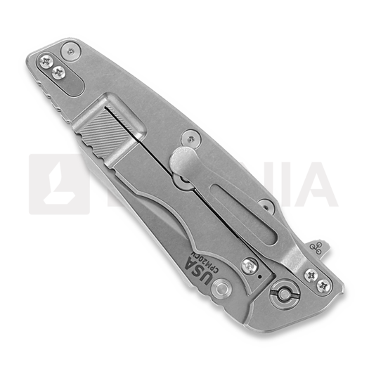 Hinderer Eklipse 3.5" Wharncliffe Tri-Way Stonewash Red G10 sulankstomas peilis