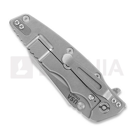 Hinderer Eklipse 3.5" Wharncliffe Tri-Way Stonewash Translucent Green G10 folding knife