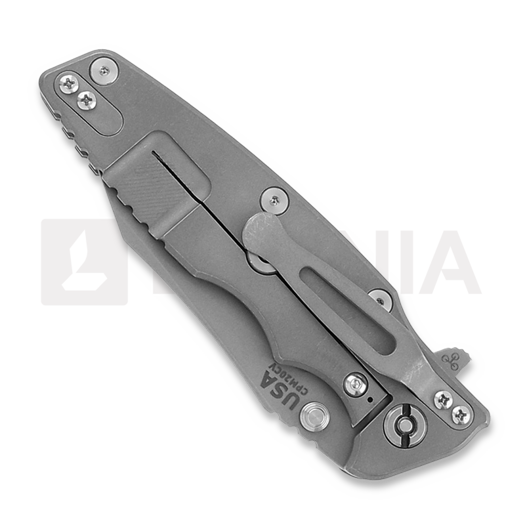 Hinderer Eklipse 3.5" Wharncliffe Tri-Way Working Finish Blue/Black G10 folding knife