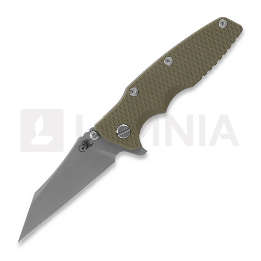Hinderer Eklipse 3.5" Wharncliffe Tri-Way Working Finish OD Green G10 sulankstomas peilis