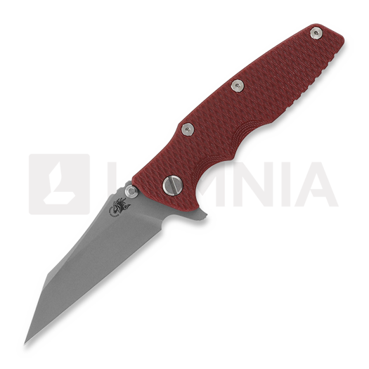 Couteau pliant Hinderer Eklipse 3.5" Wharncliffe Tri-Way Working Finish Red G10