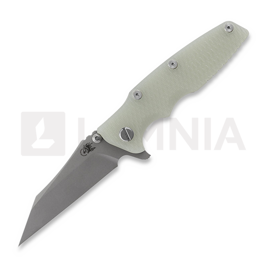 Saliekams nazis Hinderer Eklipse 3.5" Wharncliffe Tri-Way Working Finish Translucent Green G10