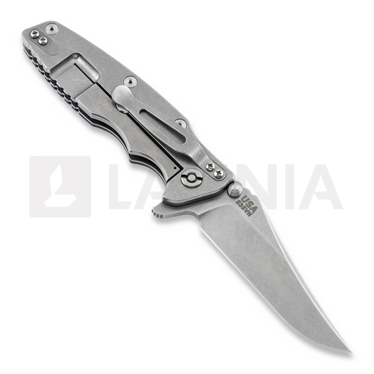 Coltello pieghevole Hinderer Eklipse Gen2 bowie, blue/black