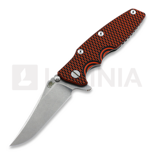 Hinderer Eklipse Gen2 bowie kääntöveitsi, black/orange