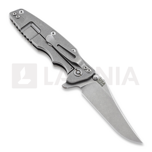 Coltello pieghevole Hinderer Eklipse Gen2 bowie, grigio