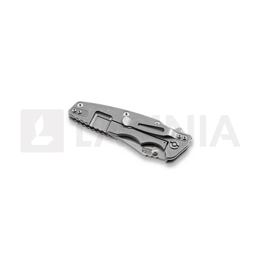 Hinderer Eklipse Gen2 bowie sulankstomas peilis, pilka