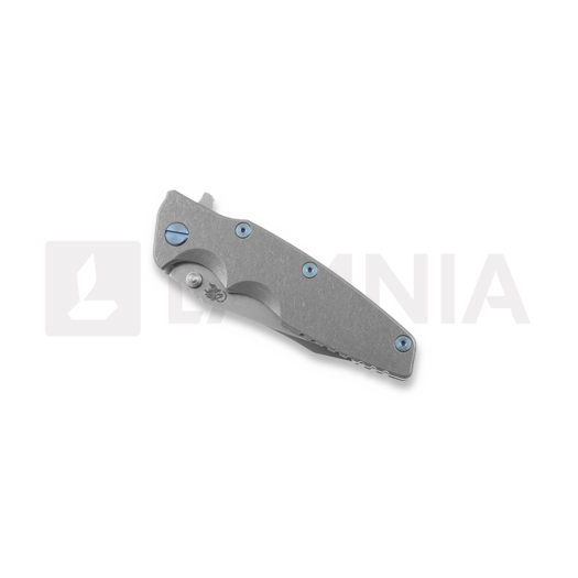 Hinderer Eklipse Ti/blue k&auml;&auml;nt&ouml;veitsi