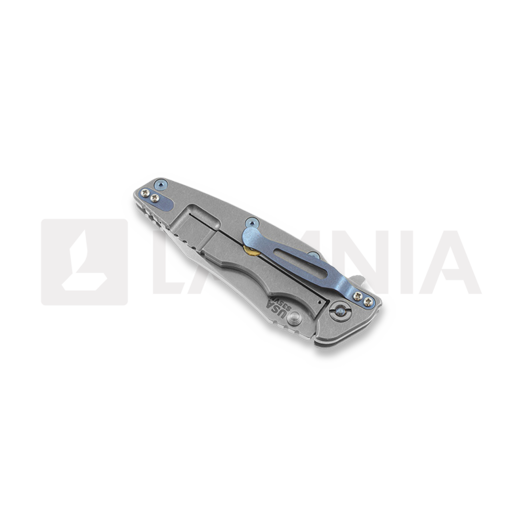 Hinderer Eklipse Ti/blue k&auml;&auml;nt&ouml;veitsi