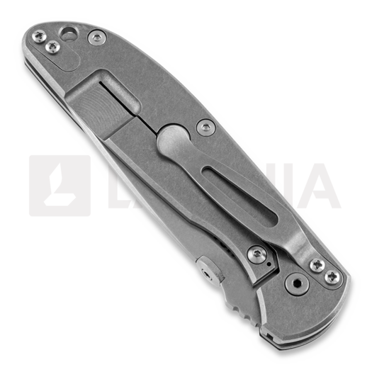 Zavírací nůž Hinderer Firetac Spanto, stonewashed, černá