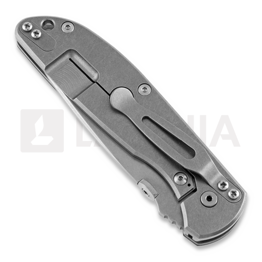 Coltello pieghevole Hinderer Firetac Spanto, stonewashed, verde