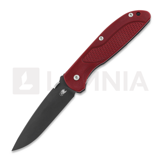 Navaja Hinderer Firetac Spanto Tri-Way Battle Black, Red G10