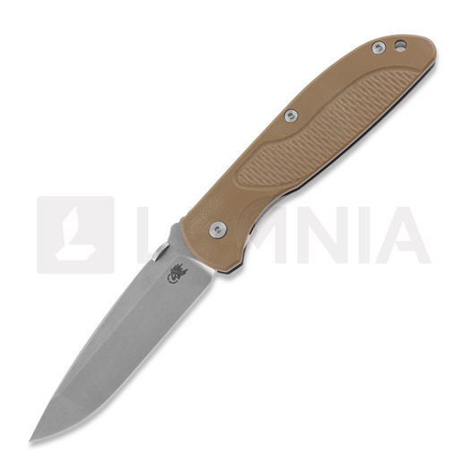 Couteau pliant Hinderer Firetac Spanto Tri-Way Stonewash G10