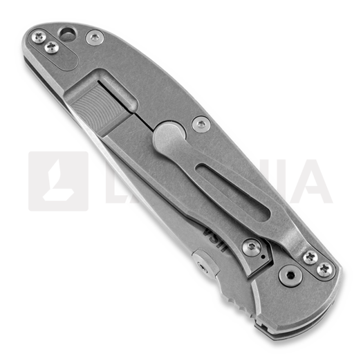 Hinderer Firetac Spearpoint sulankstomas peilis, stonewashed, juoda
