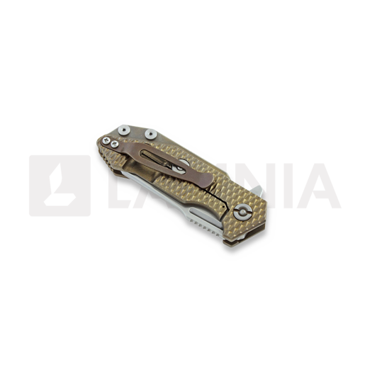 Briceag Hinderer Half Track Spearpoint, Bronze Textured Ti