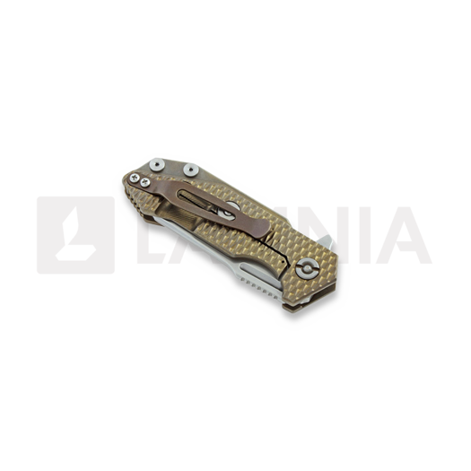 Hinderer Half Track Spearpoint 折叠刀, Bronze Textured Ti