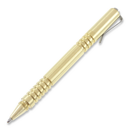 Hinderer Investigator tactical pen, brass