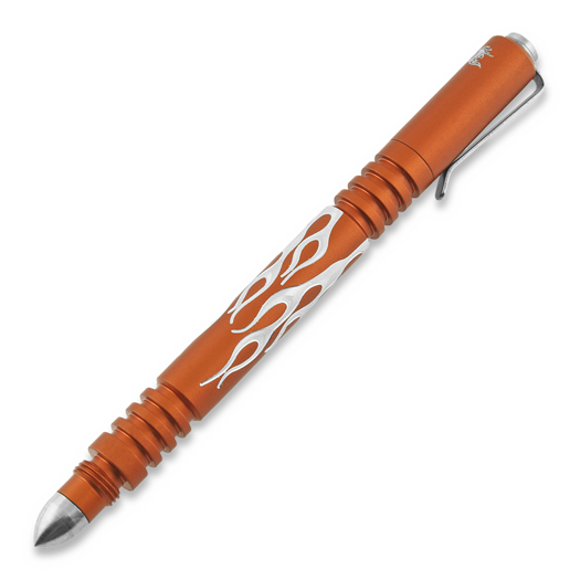 Hinderer Investigator Pen Flames taktični džepni nožić, matte orange