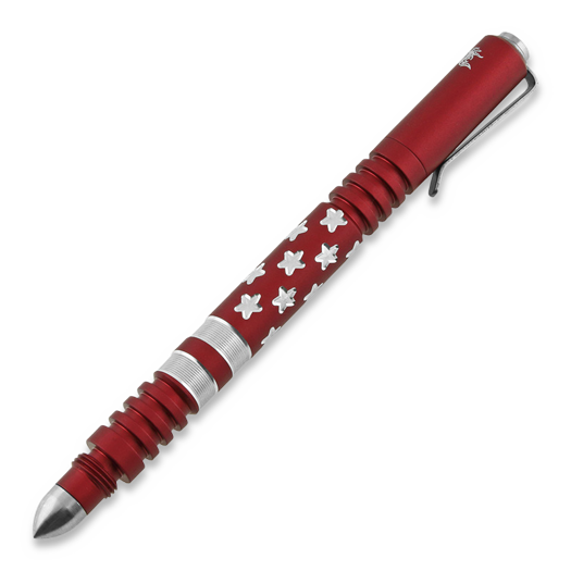 Hinderer Investigator Pen Stars and Stripes タクティカルペン, matte red