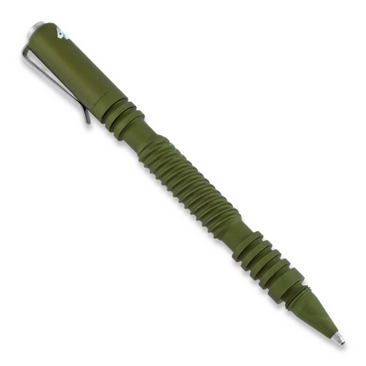 Hinderer Investigator Spiral Aluminum pen, olive drab