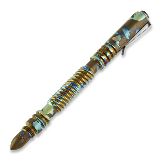 Ручка Hinderer Investigator Titanium Spiral Flames