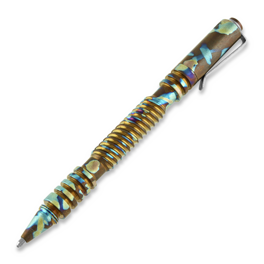 Hinderer Investigator Titanium Spiral Flames 笔