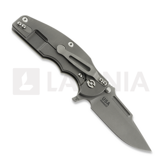 Сгъваем нож Hinderer Jurassic Clip Point Magnacut Working Finish, translucent green