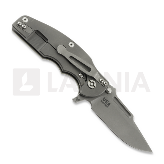 Сгъваем нож Hinderer Jurassic Clip Point Magnacut Working Finish, translucent green