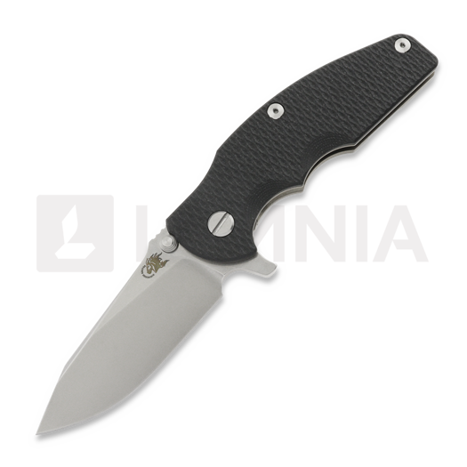 Hinderer Jurassic Magnacut Slicer Flat Grind folding knife, Stonewash Bronze, Black