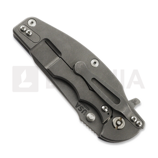 Hinderer Jurassic Magnacut Slicer Flat Grind 折り畳みナイフ, Working Finish, Orange