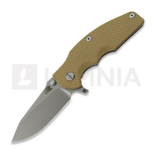 Hinderer Jurassic Magnacut Slicer összecsukható kés, Stonewash, Coyote