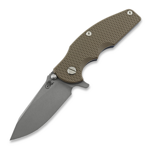 Hinderer Jurassic Magnacut Slicer 접이식 나이프, Tri-Way Battle Blue, FDE G10