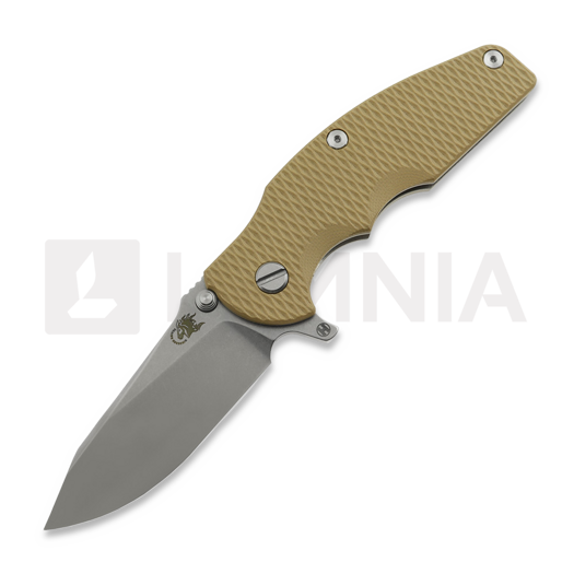 Hinderer Jurassic Magnacut Slicer Tri-Way Coyote G-10 kääntöveitsi