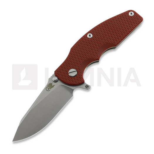 Hinderer Jurassic Magnacut Slicer Tri-Way Red G-10 kääntöveitsi